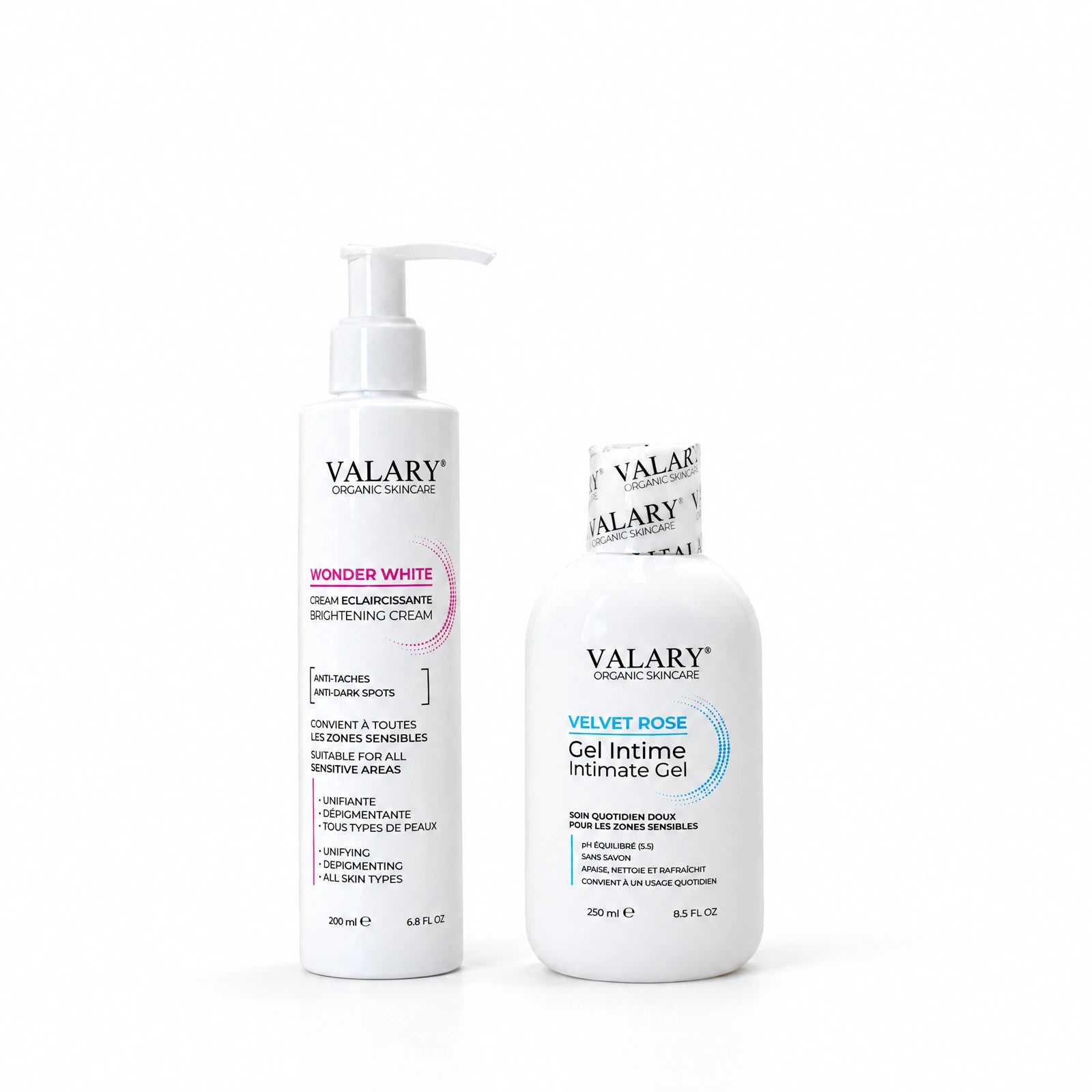 VALARY Wonder White & Velvet Rose